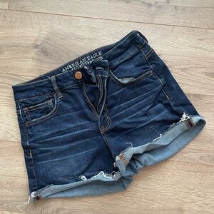 American Eagle Dark Wash Jean Shorts